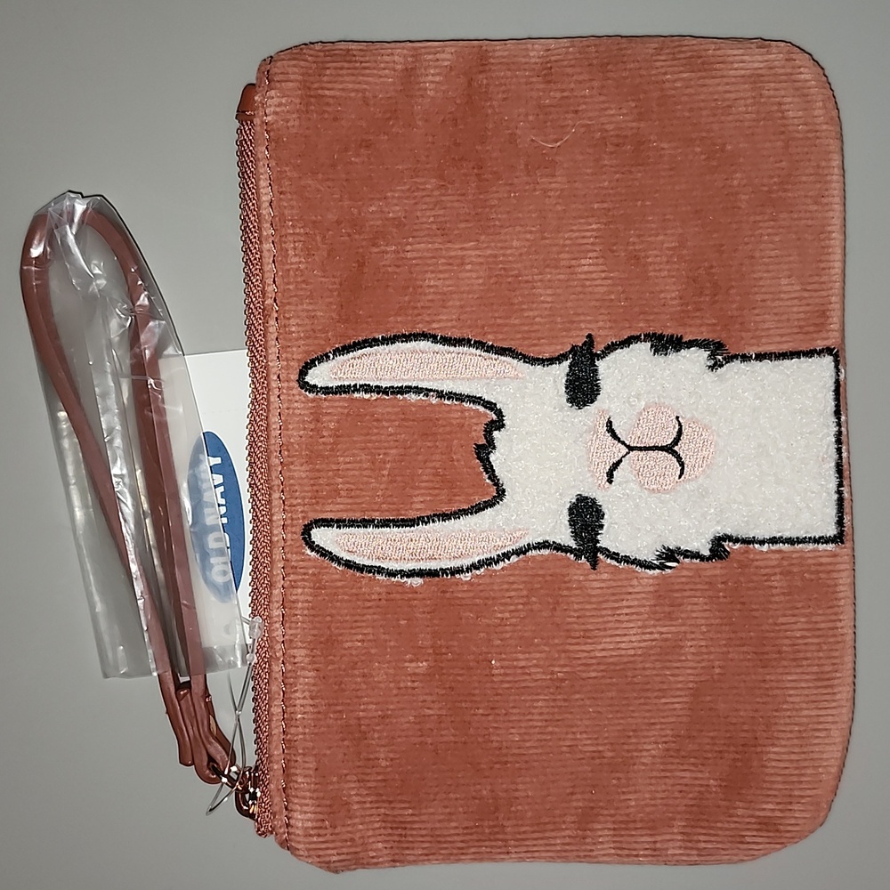Old Navy Pink Llama Wristlet NWT NBU
